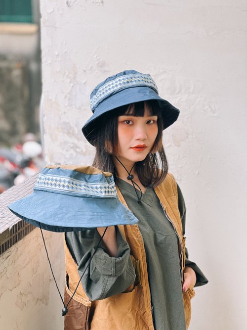 Nylon Waterproof Bucket Hat Army Green - Shop toutoubags Hats