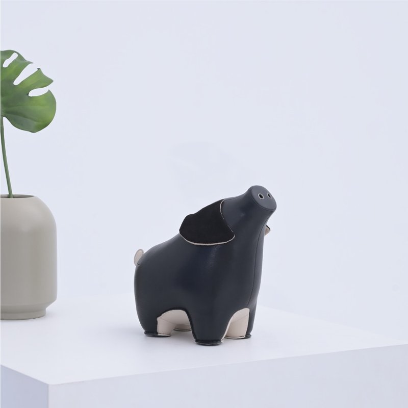 Zuny - Pig Diya - Bookend - Items for Display - Faux Leather Multicolor