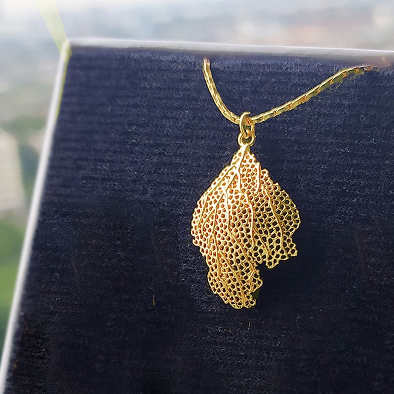 【雙11折扣】Silver Necklace , Coral  Pendant - 項鍊 - 純銀 