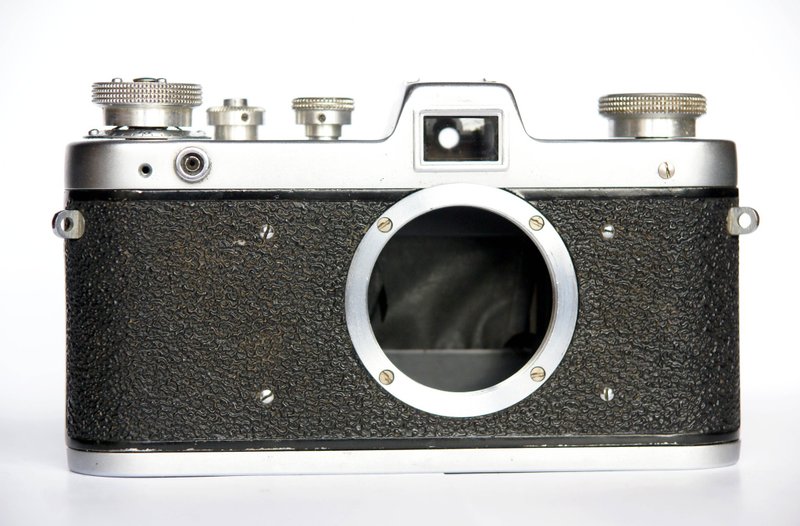 Zarya Zarja body USSR scale focus rangefinder film camera FED M39 mount for part - 相機/拍立得/底片相機 - 其他金屬 銀色