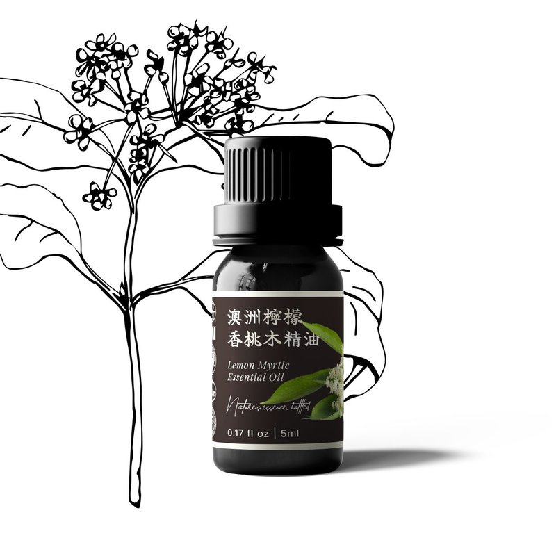 【卡佛香】澳洲檸檬香桃木精油 - 香氛/精油/擴香 - 玻璃 黑色