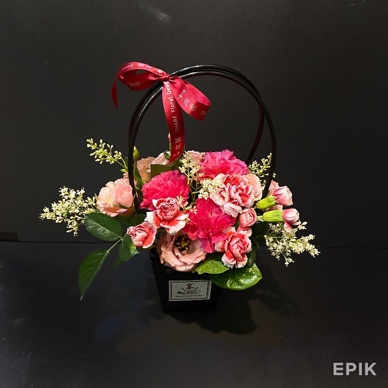 Red Carnation Mother's Day Flower Gift - ตกแต่งต้นไม้ - พืช/ดอกไม้ 