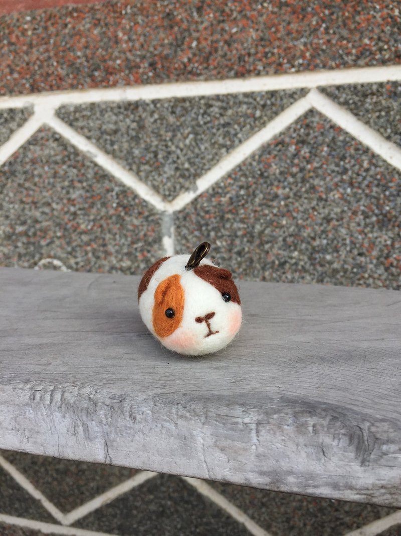 天竺鼠 項鍊 羊毛氈 - 項鍊 - 羊毛 