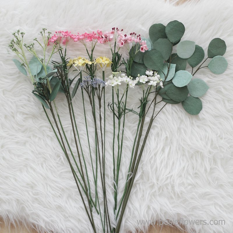 Wild Things Posie Rooms, Small Leaves for Home Decoration - Items for Display - Paper Green