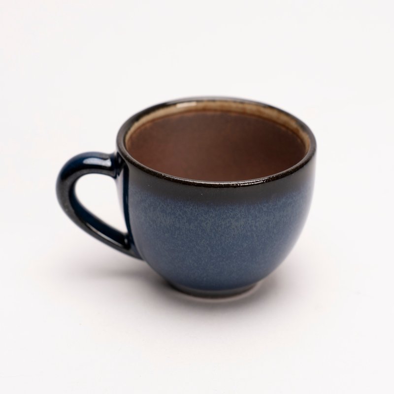 Aurli 奧利 │工藝商品_老岩泥隨心杯(火)_正嵐 - 其他杯子 - 陶 藍色