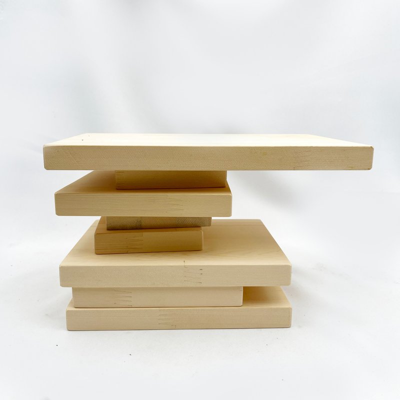 Conceptual table display stand table storage rack price by size - โต๊ะอาหาร - ไม้ สีทอง