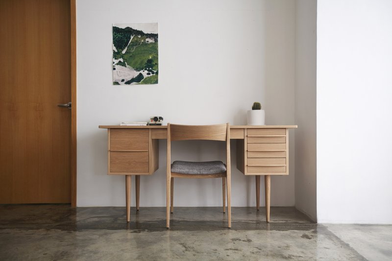 Multifunctional storage work/desk - โต๊ะอาหาร - ไม้ สีนำ้ตาล