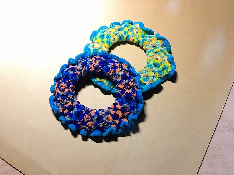 Budding products MOYA hair ring bubble style - Hair Accessories - Polyester Blue