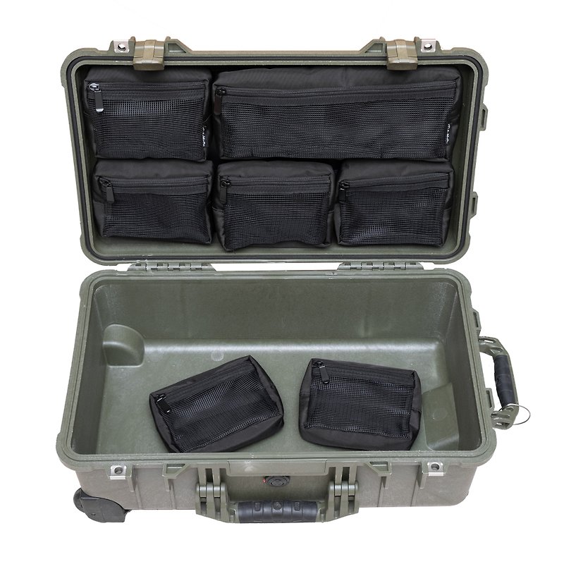 LID1519MC7 Mesh Lid Organizer for Pelican1510 1535 Nanuk935 - Camera Bags & Camera Cases - Waterproof Material Black