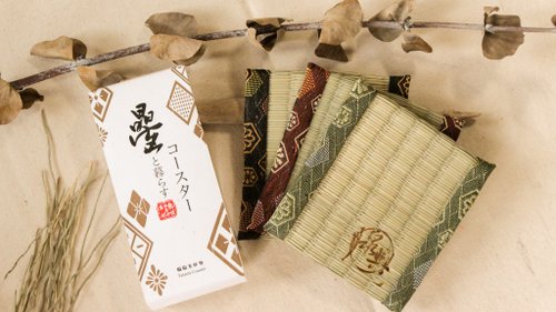 貓への手紙 榻的杯墊-三入方形禮盒組