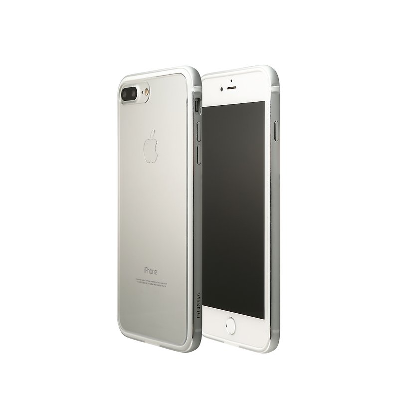 OVERDIGI LimboX iPhone7 / 8Plusデュアルマテリアルアルミニウム合金フレームシルバー - その他 - 金属 シルバー