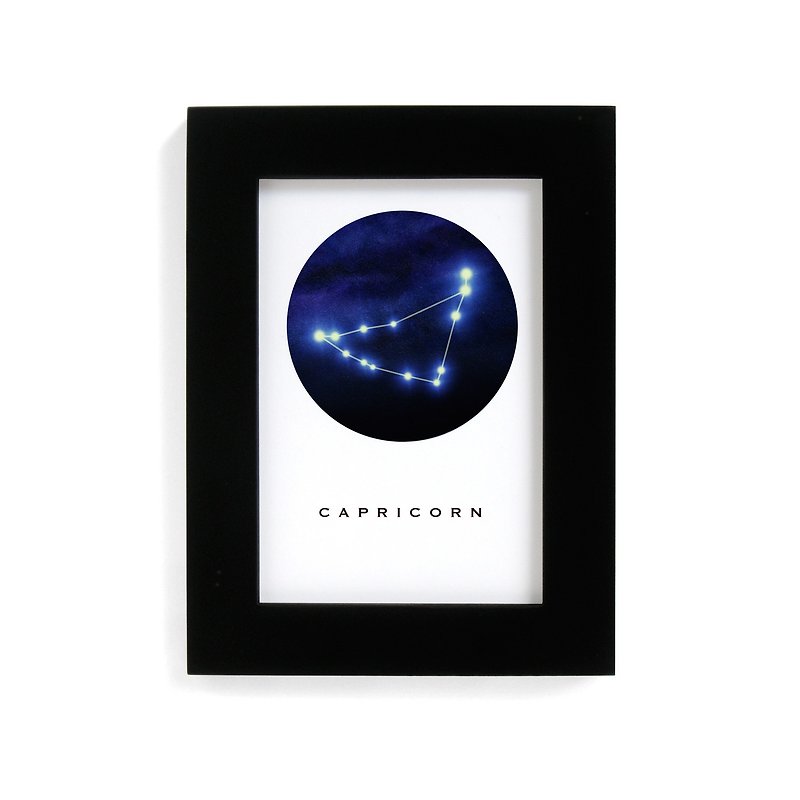 Let Love Luminous Constellation Luminous Painting Creative Birthday Gift Capricorn Aquarius Pisces - ของวางตกแต่ง - กระดาษ สีน้ำเงิน