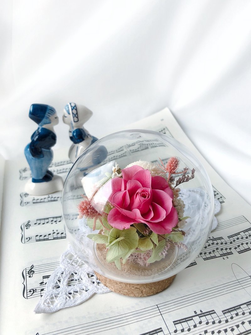 Classic undefeated immortal rose glass ball - Dried Flowers & Bouquets - Plants & Flowers Multicolor