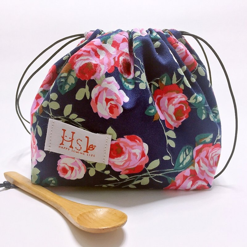 DIY material bag teaching set lunch box bag rope bag draw rope hand bag drawstring bag - Knitting, Embroidery, Felted Wool & Sewing - Cotton & Hemp 