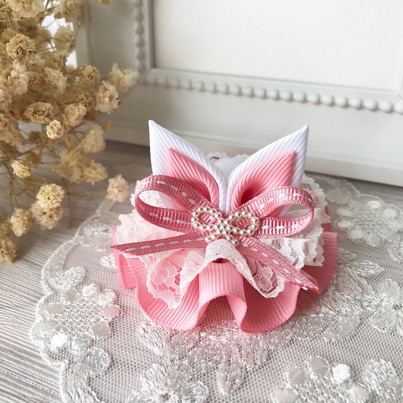 Lace Rabbit Waltz/Pink - Hair Accessories - Other Materials Pink