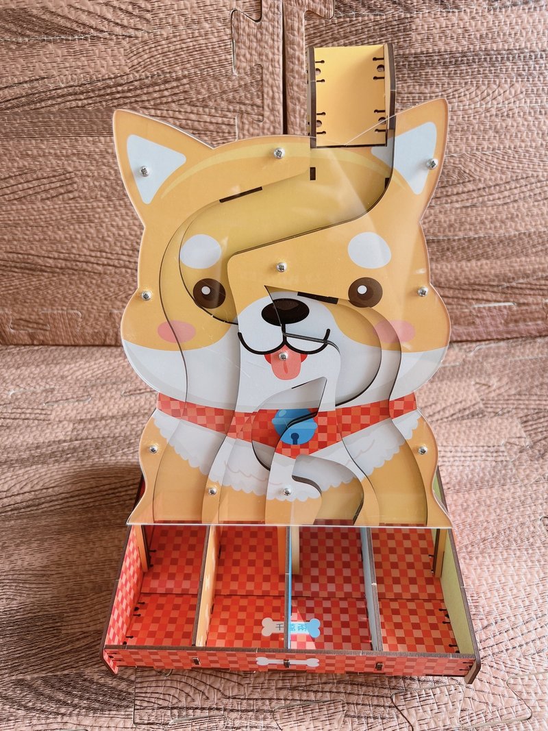 D款造型零錢分類存錢筒 DIY動手做/交換禮物/財犬/柴犬 - 存錢筒 - 其他材質 多色