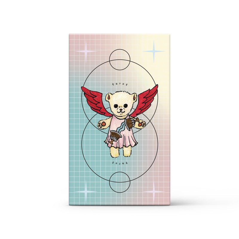 布偶熊迷你塔羅牌 - 桌遊/卡 Game - 紙 多色