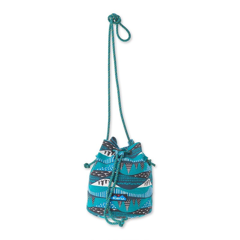 【西雅圖 KAVU】Bucket Bag 休閒側背包 冬日景色 #9102 - 手拿包 - 聚酯纖維 多色