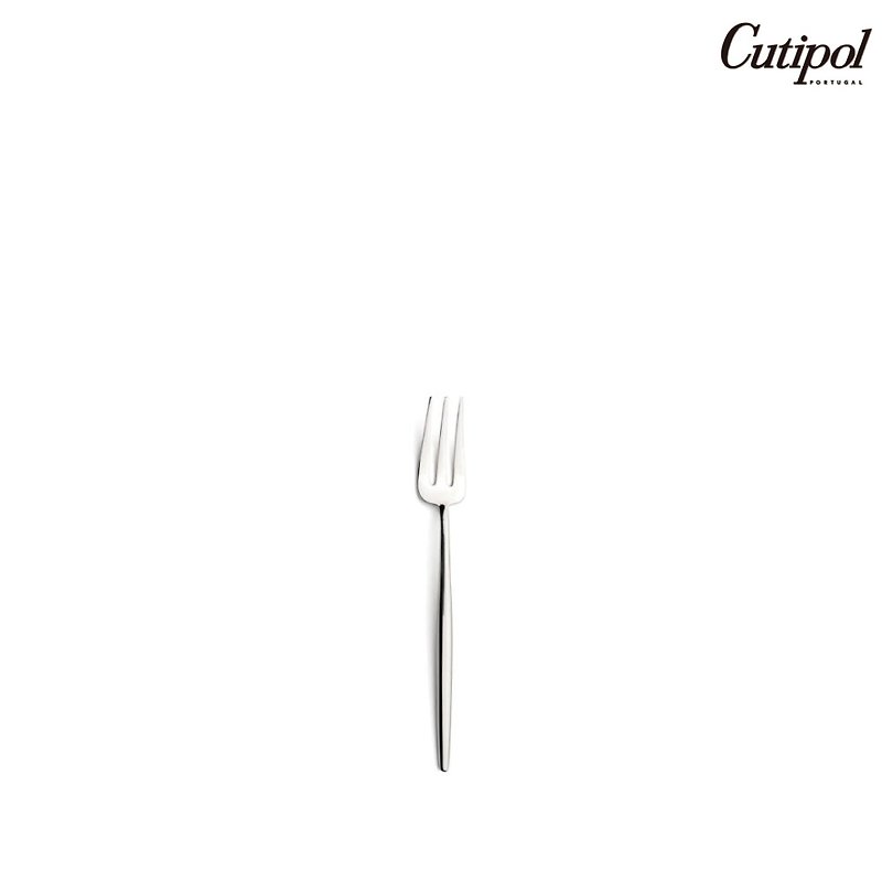 MOON  Matte Pastry Fork - Cutlery & Flatware - Stainless Steel Silver