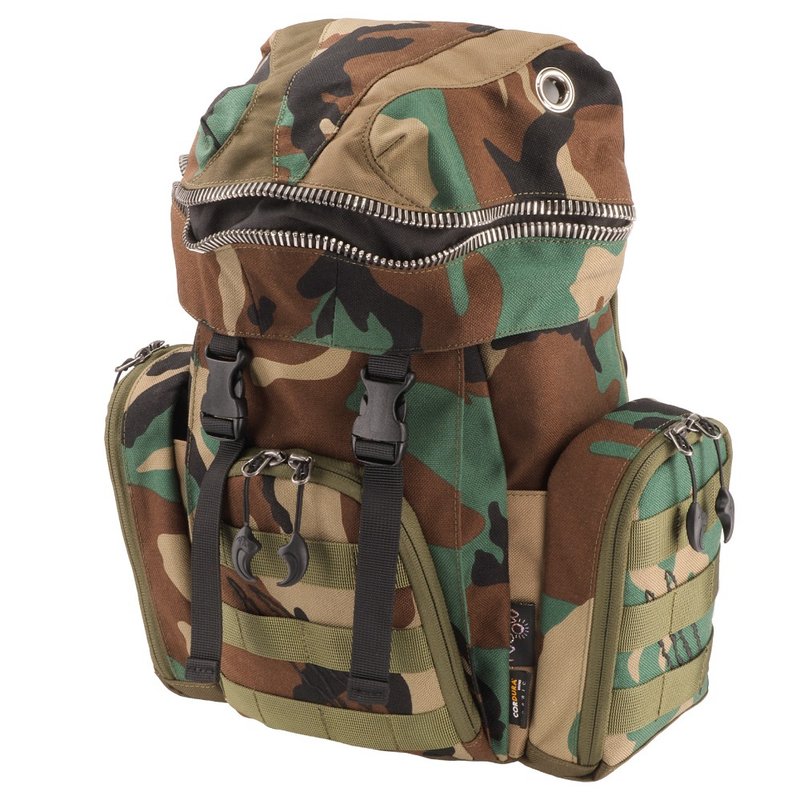 Morn Creations Genuine Dinosaur Backpack (S) Camo - Backpacks - Polyester Multicolor