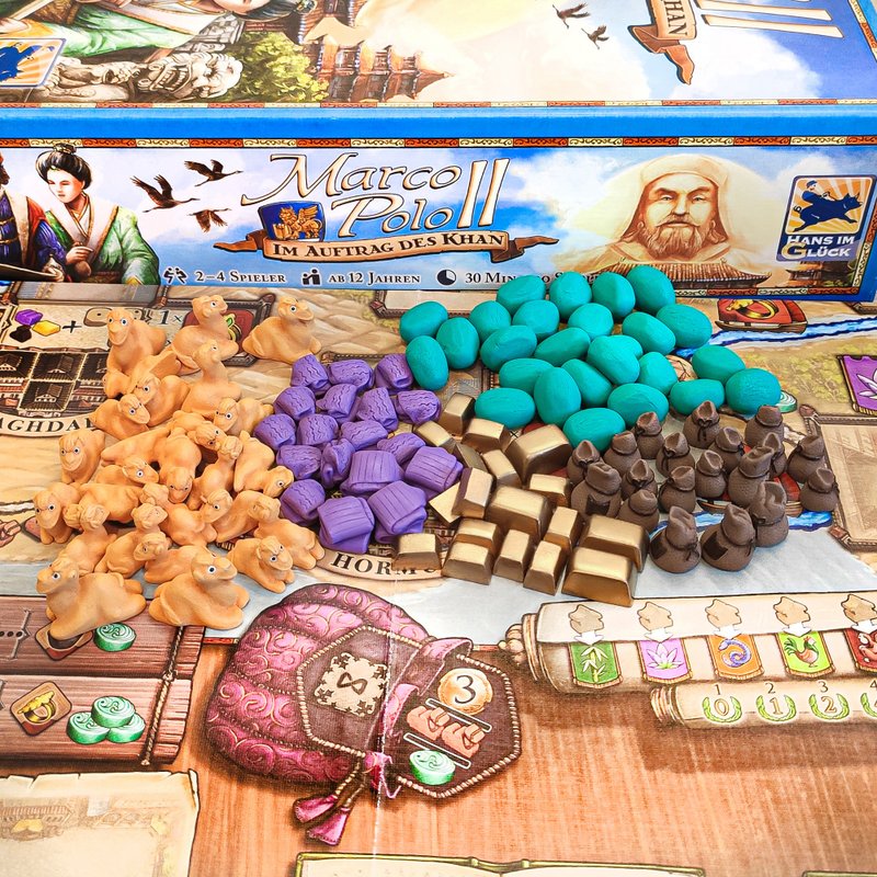 Deluxe Resource Tokens compatible with Marco Polo II: In The Service Of The Khan - Board Games & Toys - Other Materials 