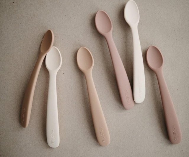 American Mushie Silicone Non-staple Food Spoon - Shop Avolala select  Children's Tablewear - Pinkoi