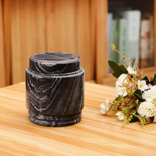 院好 YuanHao | 寵物紀念用品店 寵物骨灰罈 | 北歐風黑大理石/M