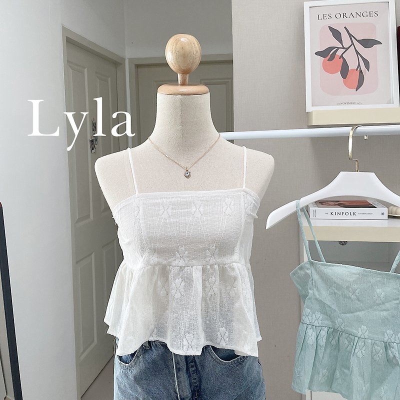 013 lyla tops A comfortable tank top in soft fabric. - Women's Tops - Polyester Multicolor