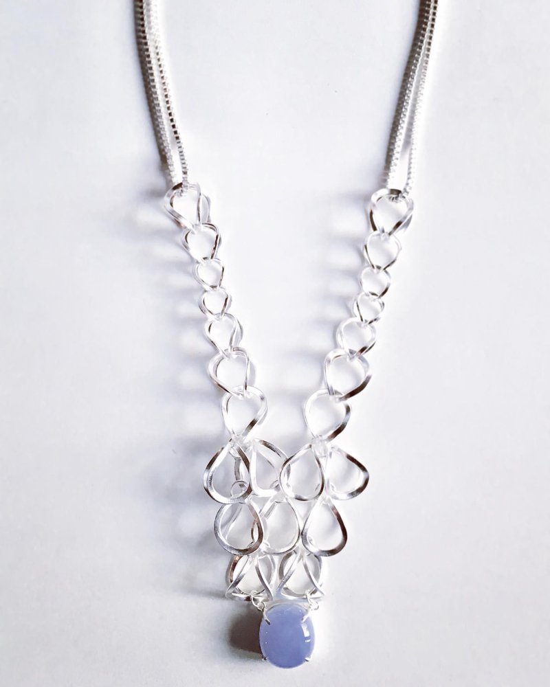 Ripples collection - Necklaces - Other Metals White