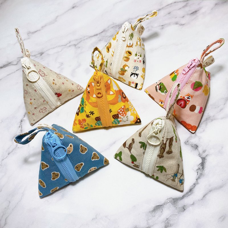 Spot + Pre-order Zongzi Coin Purse - กระเป๋าใส่เหรียญ - ผ้าฝ้าย/ผ้าลินิน หลากหลายสี