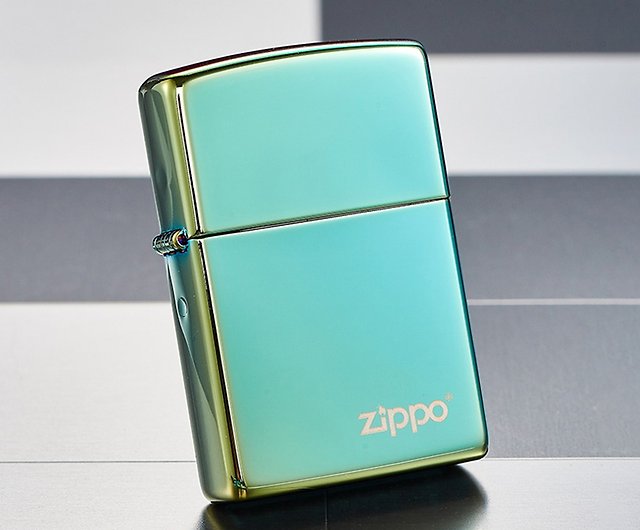 Zippo公式旗艦店 エメラルドグリーンの氷防風ライターzl ショップ Zippo Pinkoi