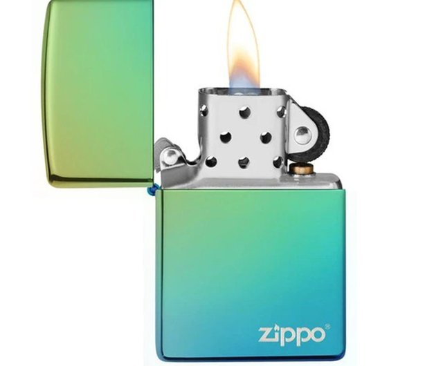 ZIPPO公式旗艦店】エメラルドグリーンアイス ウィンドプルーフライター