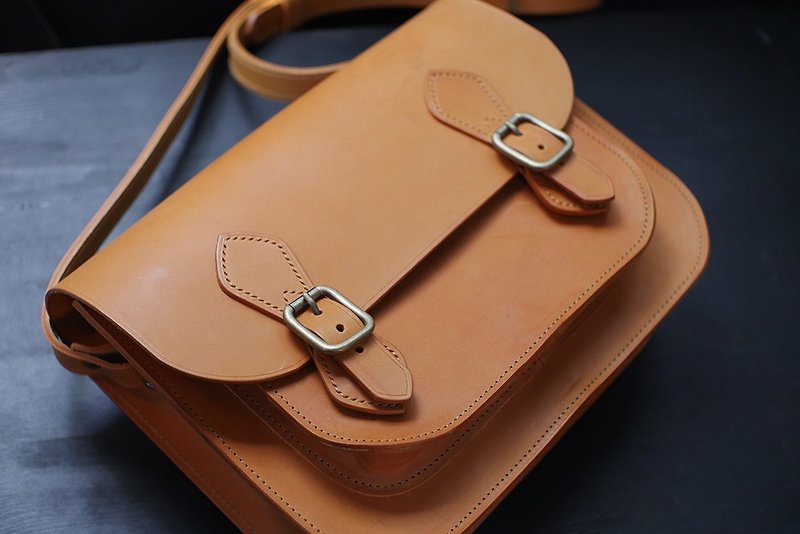 [Limited offer extended] [Magnetic buckle] British Cambridge bag - Camel - Handbags & Totes - Genuine Leather 