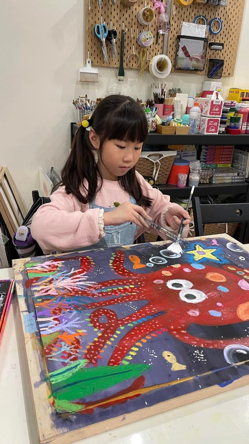 兒童美術X藝術啟蒙X進階美術X新竹竹北X常態班X試上體驗 - 插畫/繪畫/寫字 - 紙 
