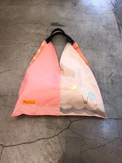 帕帕拉夏手工坊 科技布料-防水肩背包 萬用/外出/環保 台灣手工包袋
