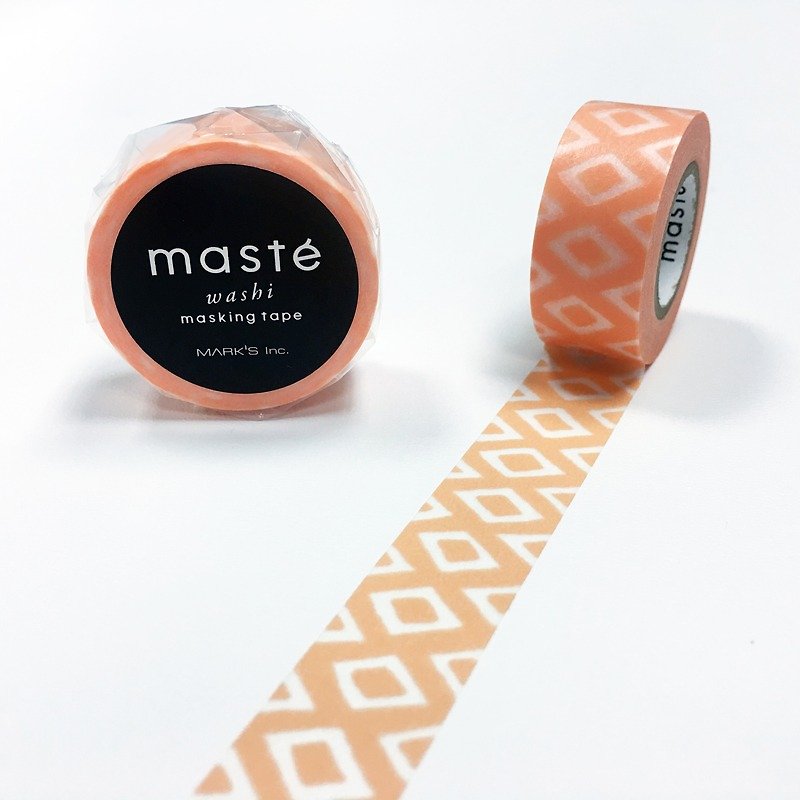 maste and paper tape Overseas Limited Series -Basic [diamond Diamond - Orange (MST-MKT200-OR)] - Washi Tape - Paper Orange