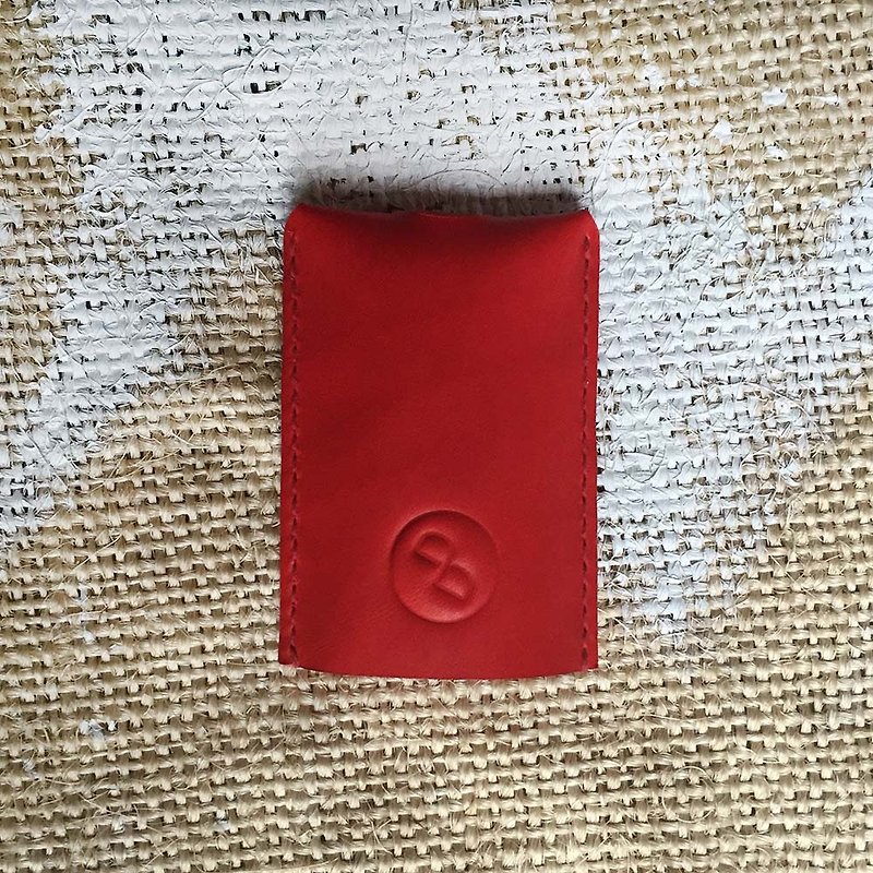 DUAL真皮立體大容量鑰匙包 - 紅 (交換禮物、送禮) - 鑰匙圈/鑰匙包 - 真皮 紅色