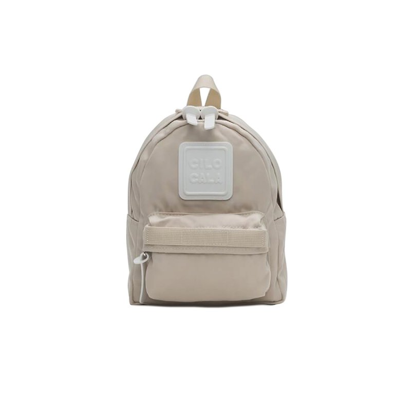 Stone Color Backpack (XS size) - กระเป๋าเป้สะพายหลัง - วัสดุอื่นๆ 