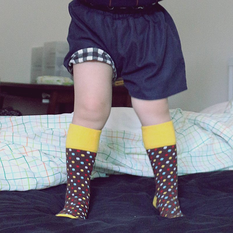 Kids Socks - Swiss Chocolate, British Design for Children's Collection - Other - Cotton & Hemp Brown