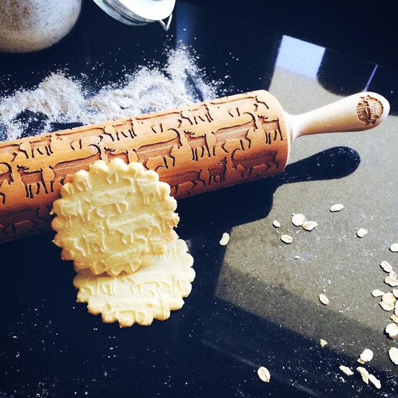 Goat's rolling pin * GOATS - Cookware - Wood 