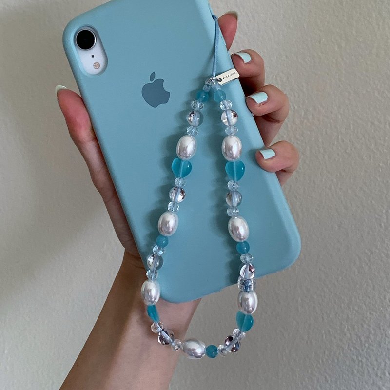 OCEAN HEART PHONE STRAP - 其他 - 其他材質 