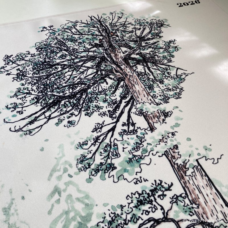 2026 Nature's Journal Calendar Tapestry - Taiwania - Calendars - Polyester 