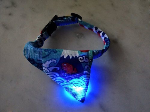 Nuke毛核子 富士山發光貓領巾 貓領巾 LED燈發光領巾