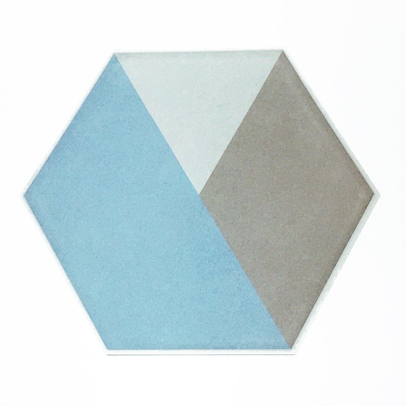 Japan KAMOI mt CASA sheet Hexagon and paper stickers [color block (MT03WSH002)] - Wall Décor - Paper Multicolor