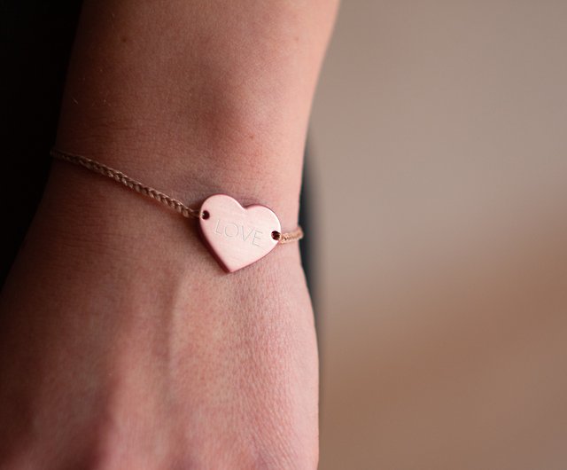 Ceramic Heart Bracelet