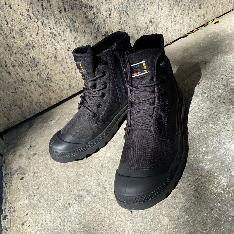 PALLADIUM PAMPA RECYCL LT+ WP+ 拉鍊防水靴 黑 74066 - 女休閒鞋/帆布鞋 - 其他材質 多色