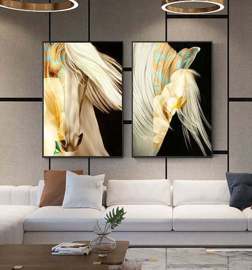 森活小飾Lifedecor 金馬現代 掛畫 動物系列 臺灣製造 兩個工作天快速出貨