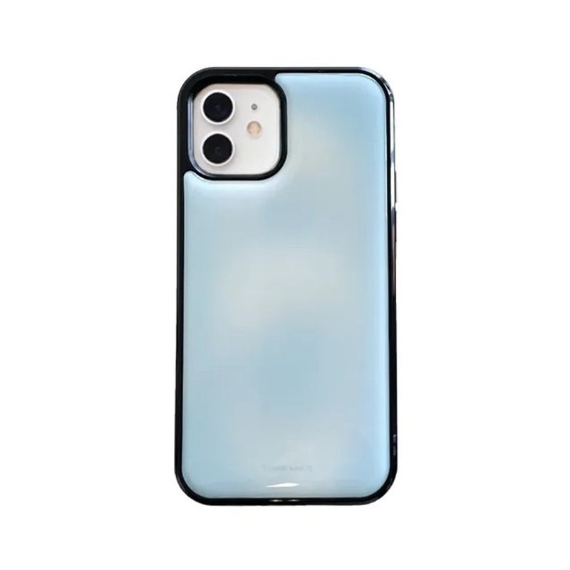 Fog Skyblue Epoxy Bumper Phone Case - 手機殼/手機套 - 其他材質 藍色