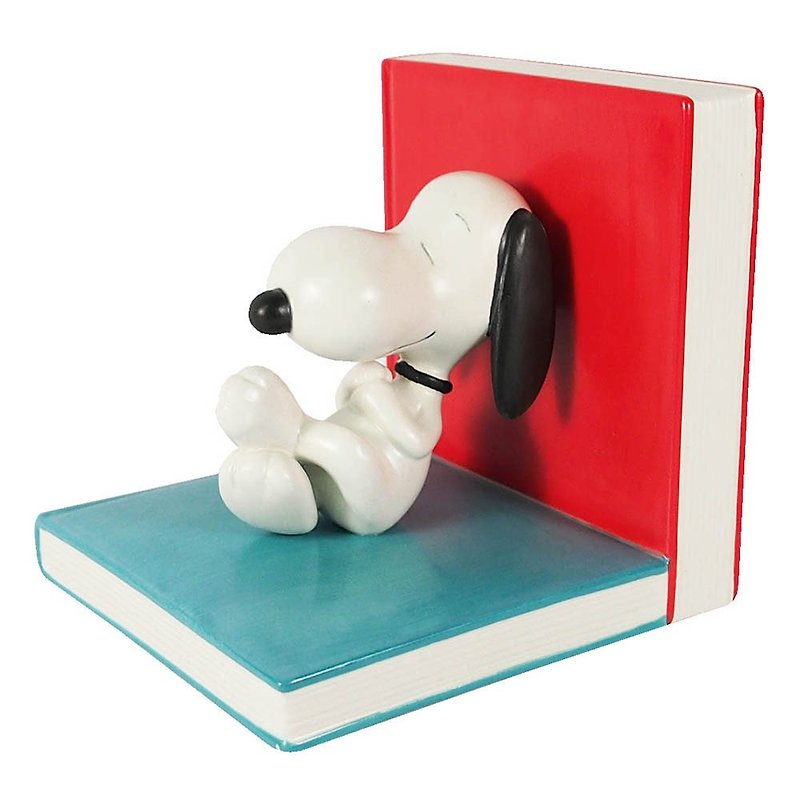 Snoopy Bookends - Living Guide [Hallmark-Peanuts Snoopy Decoration] - ของวางตกแต่ง - ดินเผา หลากหลายสี