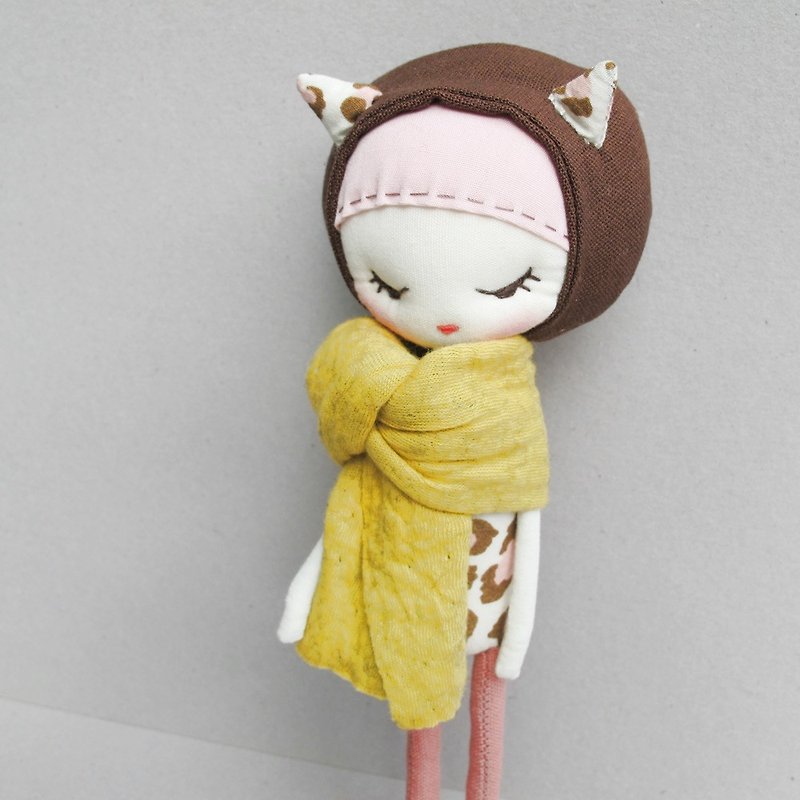 Pink Panther Elf (see below) - Stuffed Dolls & Figurines - Cotton & Hemp Pink